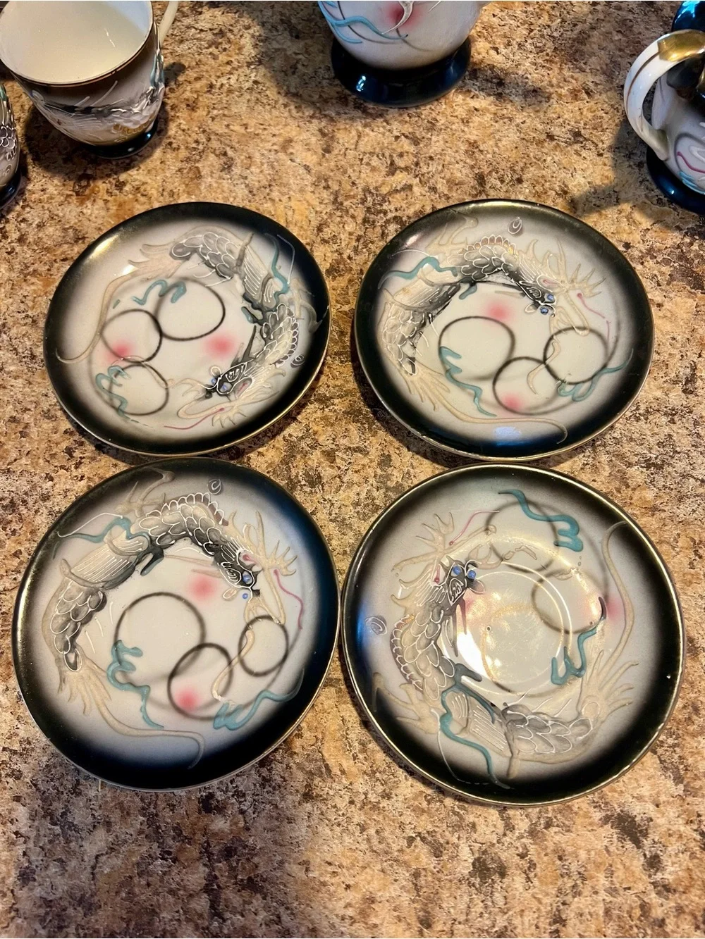 Vintage Japanese Dragonware,